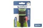 Regulador de presión confort | Para manguera de jardín | Ideal para jardinería y agricultura | Riego preciso y optimizado - Cofan