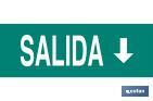 SEÑAL "SALIDA" ABAJO