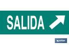 SEÑAL "SALIDA" DIAGONAL