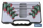HEX KEY SCREWDRIVER WITH "T" HANDLE, 7-PIECES SET