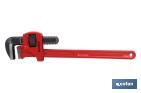 REINFORCED STRAIGHT PIPE WRENCH FOR STANDARD PIPES | AVAILABLE IN VARIOUS SIZES | OPENING IN VARIOUS SIZES