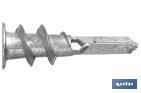 ZAMAK PLUGS "SELF-DRILLING" WITH SCREW