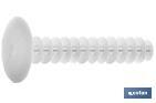 TAPÓN PARA TAPAR AGUJEROS DE ANCLAJES DE ANDAMIO | FABRICADO EN NAILON | MEDIDAS DE Ø 14 MM Y LONGITUD DE 37 Y 70 MM