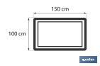 Asciugamano da bagno | Modello Perlan | Grigio perla | 100% cotone | Grammatura: 580 g/m² | Dimensioni: 100 x 150 cm - Cofan