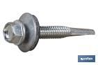 COVER SCREW WITH STEEL WASHER/EPDM FOR ZINC PLATED JOIST