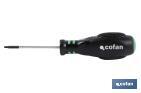 Torx screwdriver | With endcap | Available tip from T8 to T40 - Cofan