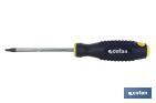 DESTORNILLADOR TORX INVIOLABLE DIN 50150 | MODELO CONFORT PLUS | MEDIDAS DE HUELLA DESDE T-6 HASTA T-40