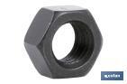 HEX. NUT C.8 SAE BLACK