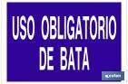 Uso obligatorio de bata - Cofan