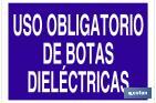 Uso obligatorio de botas dieléctricas - Cofan