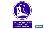 USO OBLIGATORIO DE BOTAS DIELÉCTRICAS