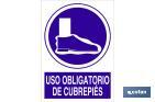 Uso obligatorio de cubrepiés - Cofan