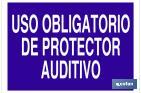 Uso obrigatório de proteção auditivo - Cofan