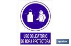 USO OBLIGATORIO DE  ROPA PROTECTORA