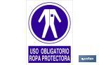 USO OBLIGATORIO ROPA PROTECTORA