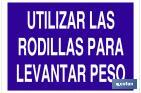 UTILIZAR LAS RODILLAS PARA LEVANTAR PESO