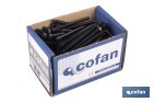 T. HEX 8.8 NEGRO (DIN 933) - Cofan