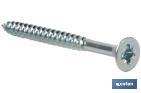 Woodscrew | Zinc-plated DIN 7505A Pozidriv | Available in different sizes  - Cofan