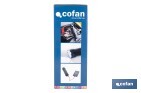 Arrancador portátil de baterías 600 A | Con linterna LED y power bank USB | 330 lúmenes | Adecuado para coches de gasolina hasta 5000 cc y diésel hasta 3000 cc - Cofan