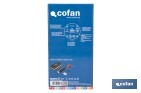 Arrancador portátil de baterías 600 A | Con linterna LED y power bank USB | 330 lúmenes | Adecuado para coches de gasolina hasta 5000 cc y diésel hasta 3000 cc - Cofan