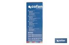 Arrancador portátil de baterías 600 A | Con linterna LED y power bank USB | 330 lúmenes | Adecuado para coches de gasolina hasta 5000 cc y diésel hasta 3000 cc - Cofan