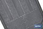 Alfombrillas de PVC universales para coche | Set de 4 alfombras | Antideslizantes y ajustables - Cofan