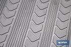 Alfombrillas de PVC universales para coche | Set de 4 alfombras | Antideslizantes y ajustables - Cofan