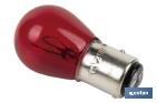 Double contact light bulb of 12V | Level pins | BAY15d bulb cap type | P21/5W cap | Available in various colours - Cofan