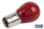 Double contact light bulb of 12V | Level pins | BAY15d bulb cap type | P21/5W cap | Available in various colours - Cofan