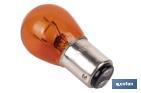 Double contact light bulb of 12V | Level pins | BAY15d bulb cap type | P21/5W cap | Available in various colours - Cofan