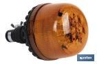 Luz Estacionaria destellante Led Naranja Clase 1 | ECE R65 | Para soporte flexible de 12/24 V | Clasificación de Protección IP66 - Cofan