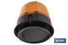 Luz Estacionaria destellante Led Naranja Clase 1 | ECE R65 | Para soporte con imán o tornillo de 12/24 V | Clasificación de Protección IP66 - Cofan