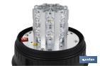 Luz Estacionaria destellante Led Naranja Clase 1 | ECE R65 | Para soporte con imán o tornillo de 12/24 V | Clasificación de Protección IP66 - Cofan