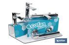 Kit de Grifería con Expositor para Grifos de Baño Modelo Matheson | Ideal para exponer grifos | Capacidad de 5 unidades - Cofan