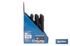 Expositor de linternas LED formato bolígrafo recargables mediante USB-C | Incluye 12 unidades - Cofan