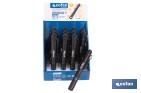 Expositor de linternas LED formato bolígrafo recargables mediante USB-C | Incluye 12 unidades - Cofan