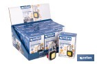Expositor de linternas llavero multifunción LED COB 500 lm recargables | Incluye 12 unidades - Cofan