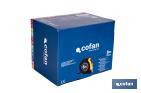 Expositor para flexómetros con protección de goma de Cofan | Incluyen los flexómetros | Varias medidas y capacidades - Cofan
