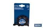 Expositor para flexómetros con hoja de nylon negra y doble cara de Cofan | Incluyen los flexómetros | Varias medidas y capacidades - Cofan