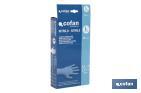 Caixa expositora com caixas de luvas de nitrilo sem pó | Expositor com 12 caixas de 30 unidades | Disponível em três tamanhos diferentes - Cofan