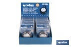 Display stand with 12 units of 24 LED round lamps - Cofan
