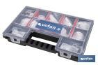 Assorted DIN-6799 case. Contains 2.800 Units. - Cofan