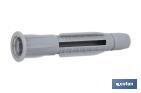 Tacos anudables de gran expansión  | Medidas desde Ø 5 hasta Ø 14 mm | Para materiales macizos y perforados - Cofan