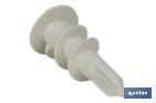 Nylon self-drilling plasterboard fixings | Size: 15mm x 33mm - Cofan