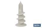 Nylon self-drilling plasterboard fixings | Size: 15mm x 33mm - Cofan