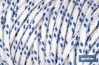 Cuerda Trenzada Polipropileno | Formato: Rollo pequeño | Color: Blanco y Azul - Cofan