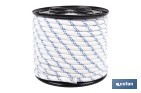 Cuerda Trenzada Polipropileno | Formato: Rollo pequeño | Color: Blanco y Azul - Cofan