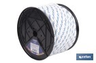 Cuerda Trenzada Polipropileno | Formato: Rollo pequeño | Color: Blanco y Azul - Cofan