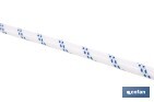 Cuerda Trenzada Polipropileno | Formato: Rollo pequeño | Color: Blanco y Azul - Cofan