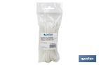 Reinforced washing line rope for wall-mounted clotheslines | Polyester | Clothesline rope available in different lengths | White - Cofan